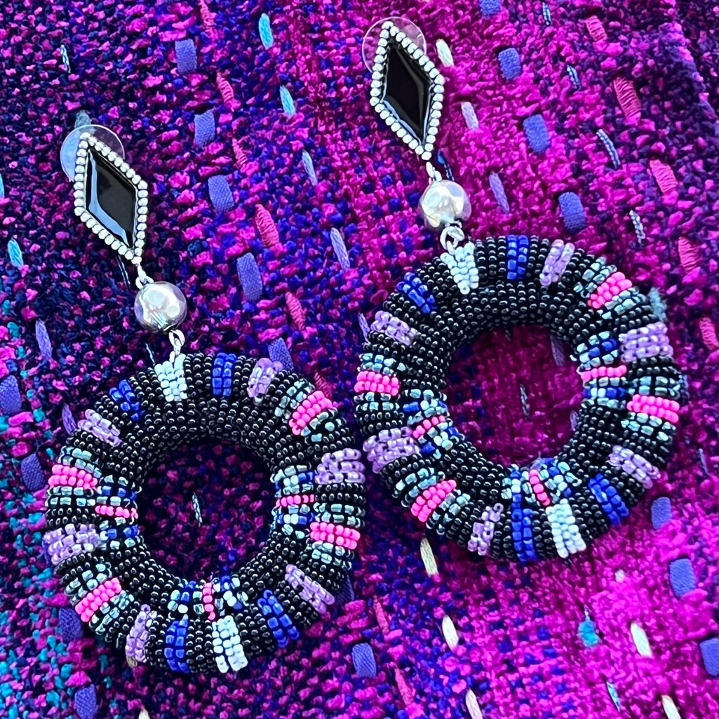 Hp Nwt Isabel Marant Beaded Hoop Chandeliers